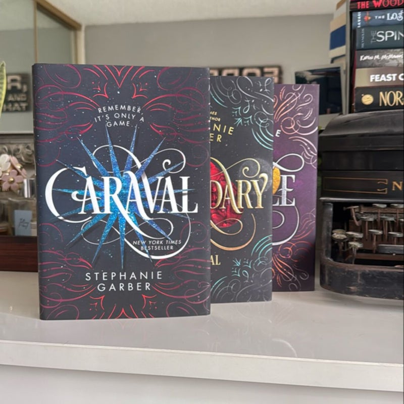 Caraval books 1-3 