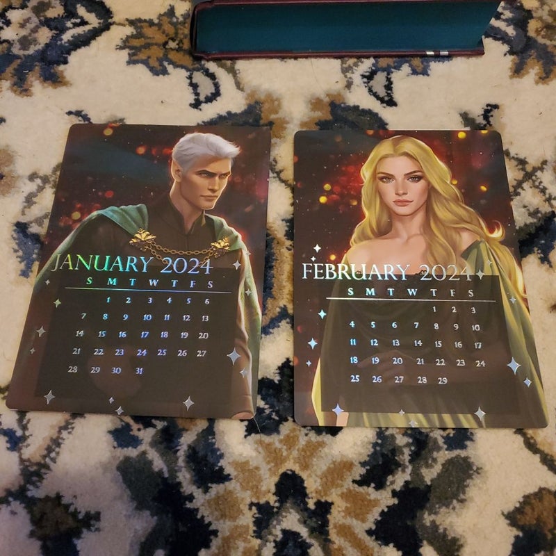 Throne of Glass, ACOTAR, & Crescent City calendar/art cards