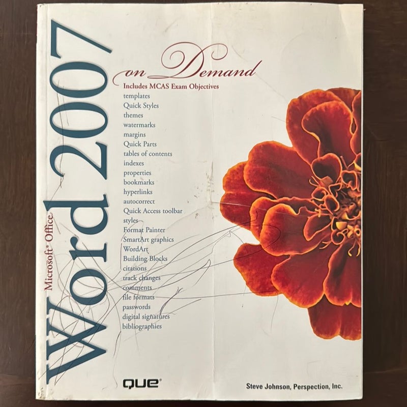 Microsoft Office Word 2007 on Demand