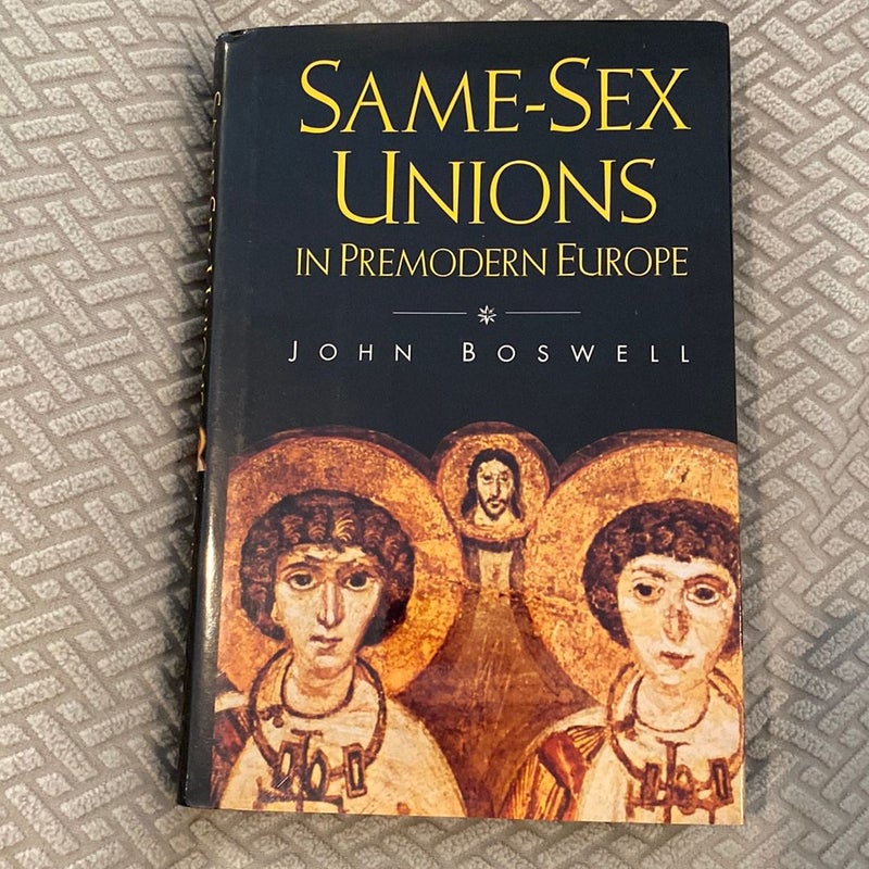 Same-Sex Unions in Premodern Europe