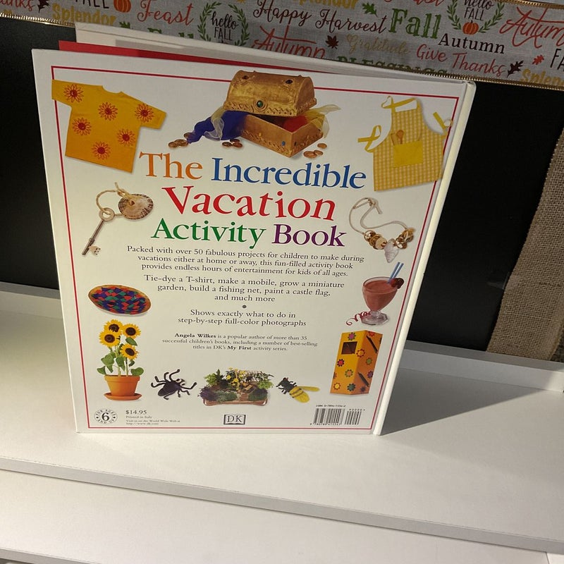 The Incredible Vacation Activity Book