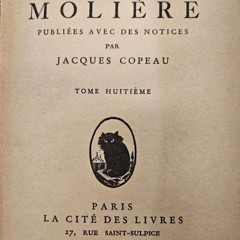 Œuvers de Molière: Publiées Avec des Notices