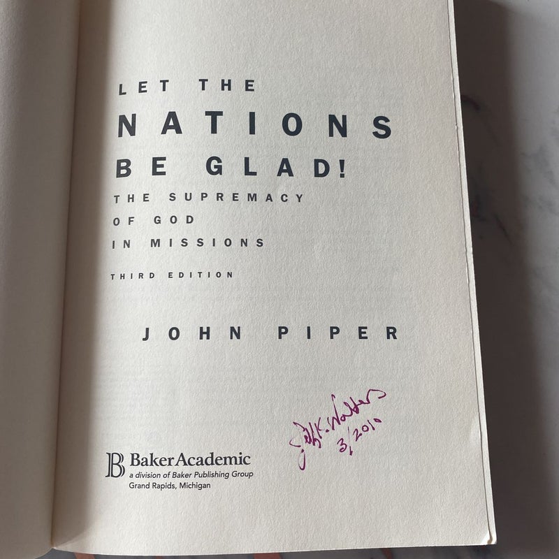 Let the Nations Be Glad!