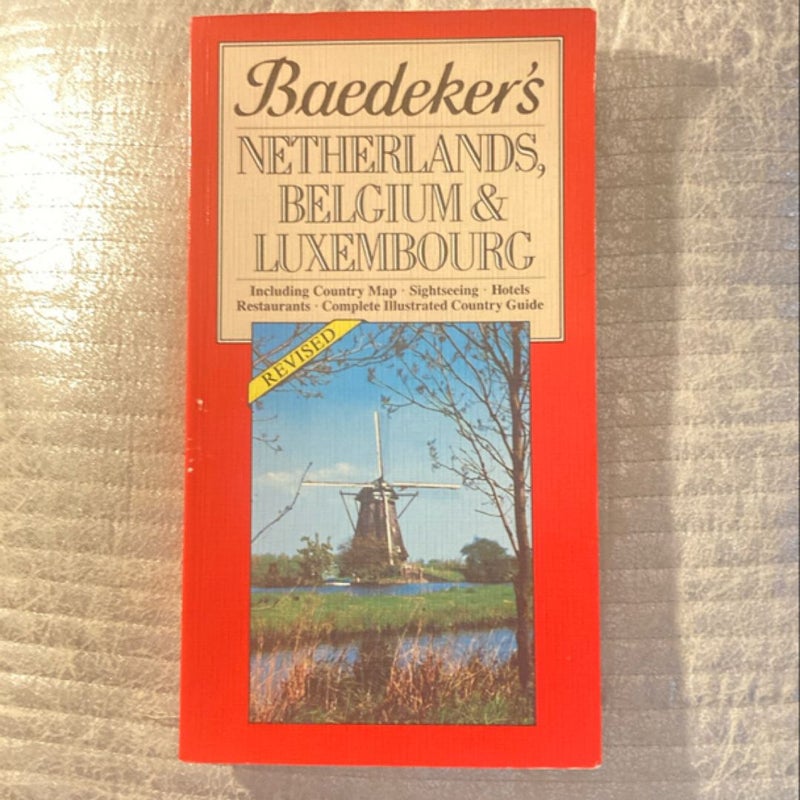 Baedeker's Netherlands, Belgium, and Luxembourg