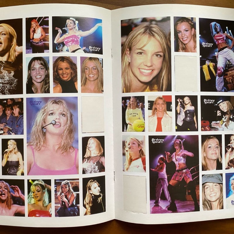 Vintage Britney Spears Sticker Book