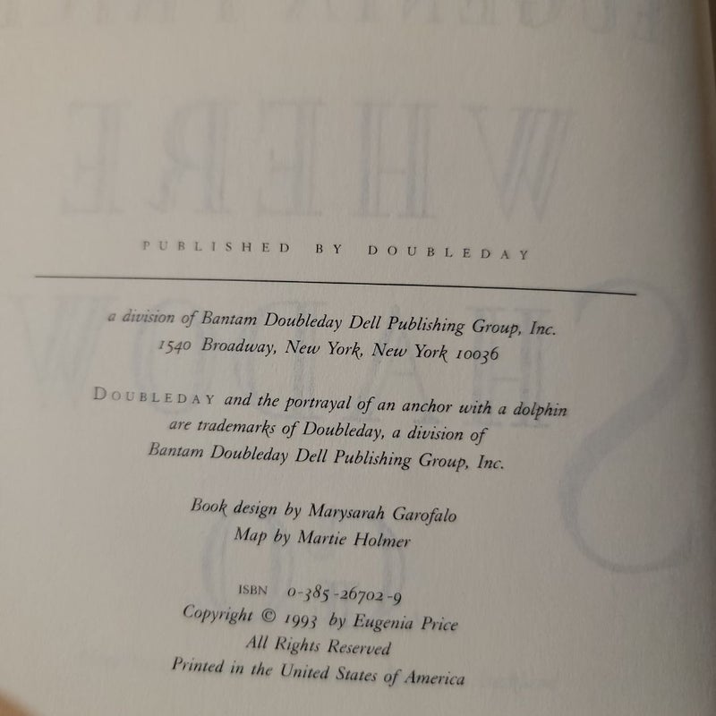 Where Shadows Go (1993 Book Club Edition)