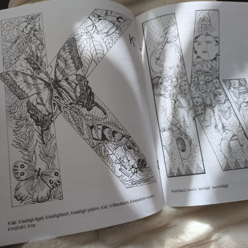 Diné Alphabet Coloring Book