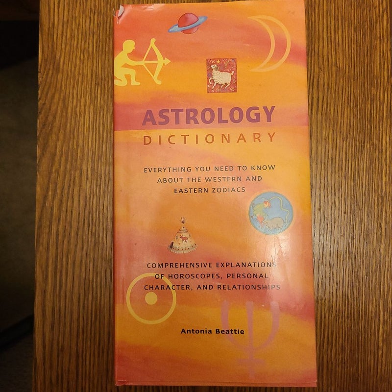 Astrology Dictionary by Antonia Beattie Hardcover Pangobooks