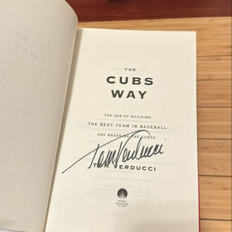 The Cubs Way   -signed by author 