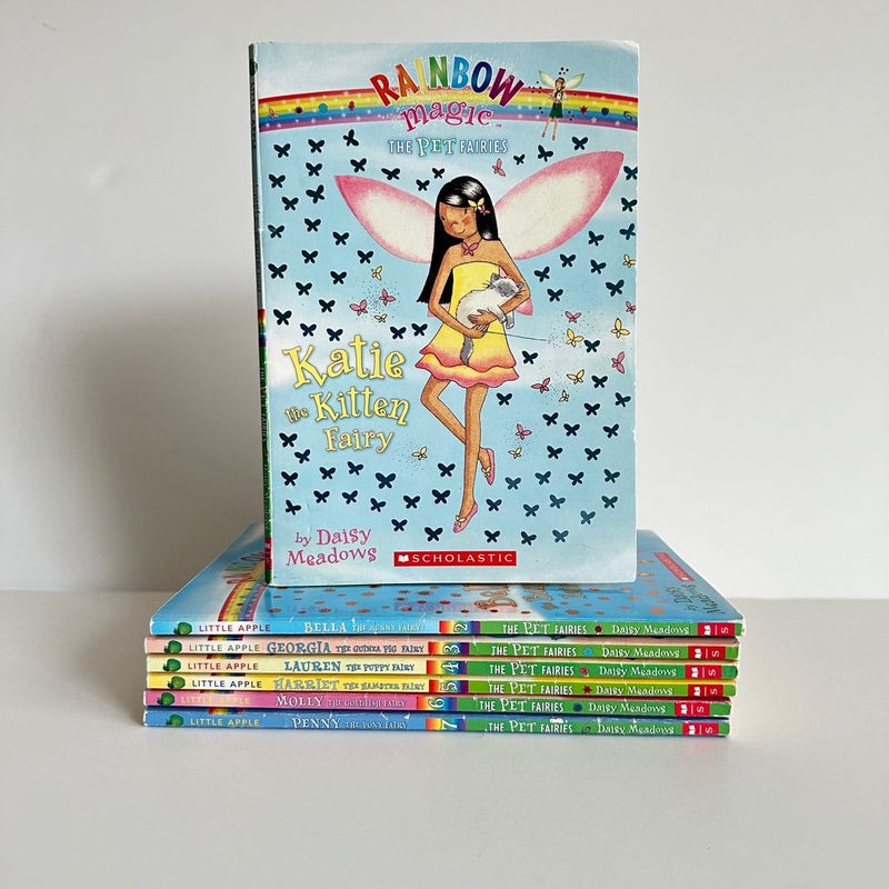 Rainbow Magic, The Pet Fairies book bundle, 7 books