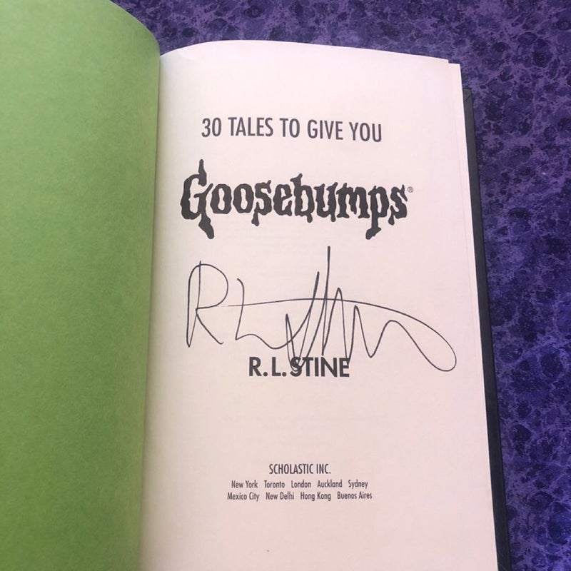 (Signed) 30 Tales to Give You Goosebumps