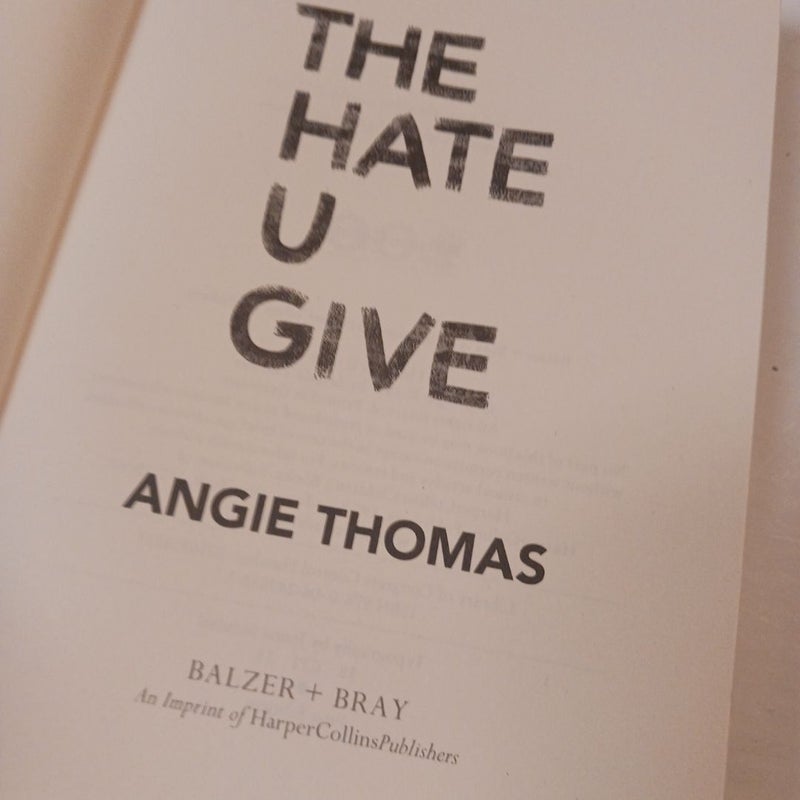 The Hate U Give