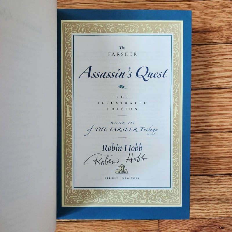 The Farseer Trilogy **Signed Assassin's Quest**