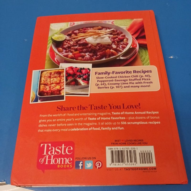 Taste of Home Annual  Recipes  2015