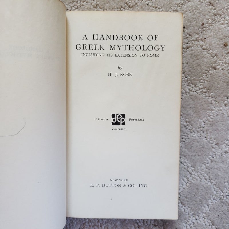 A Handbook of Greek Mythology (E. P. Dutton & Co. Edition, 1959)