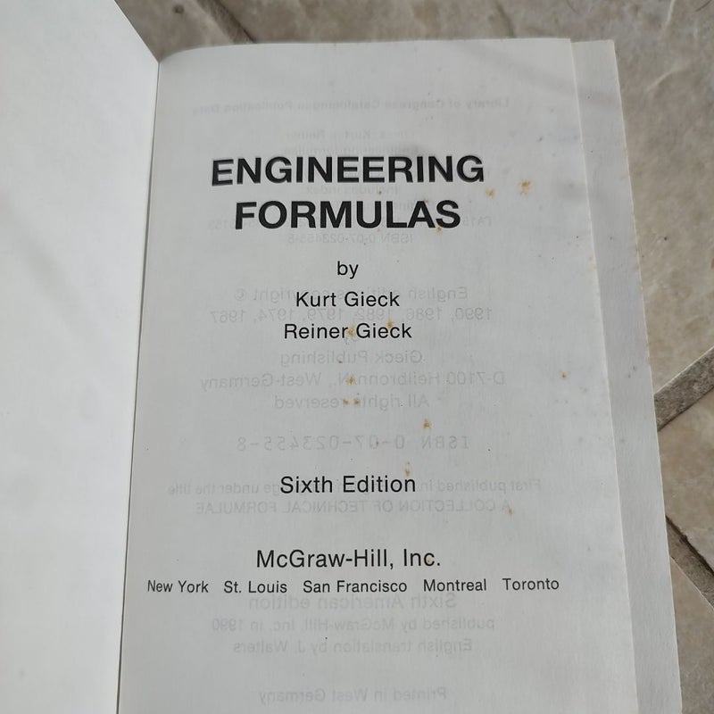 Engineering Formulas