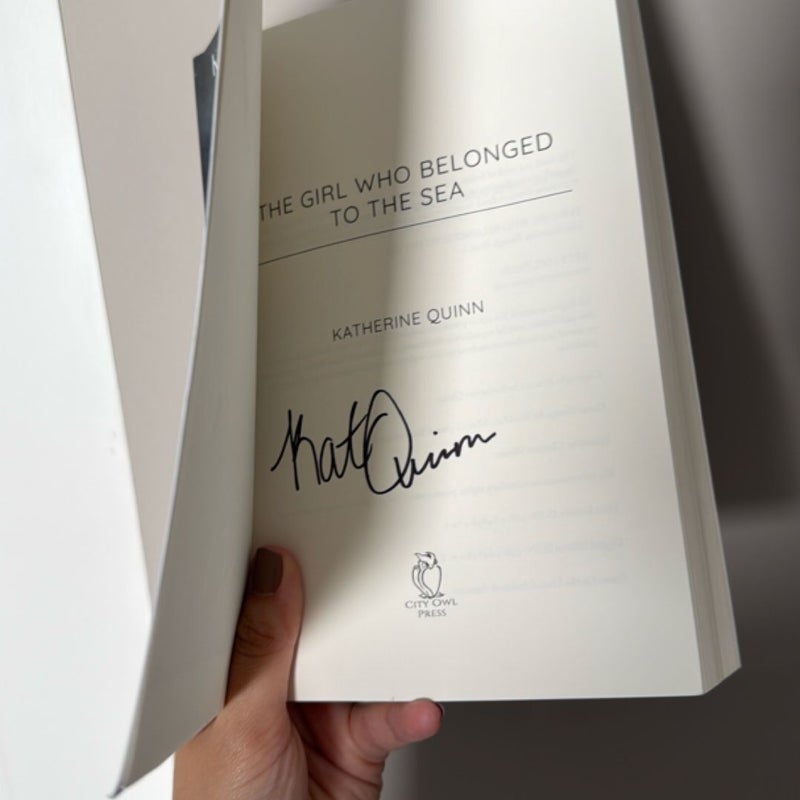 The Girl Who Belonged to the Sea - SIGNED COPY