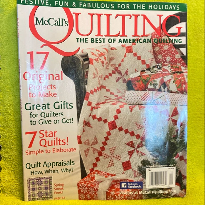 McAlls, American Patch Work, Love of Quilts and Quilters News Letter Bundle Quilt Magazines