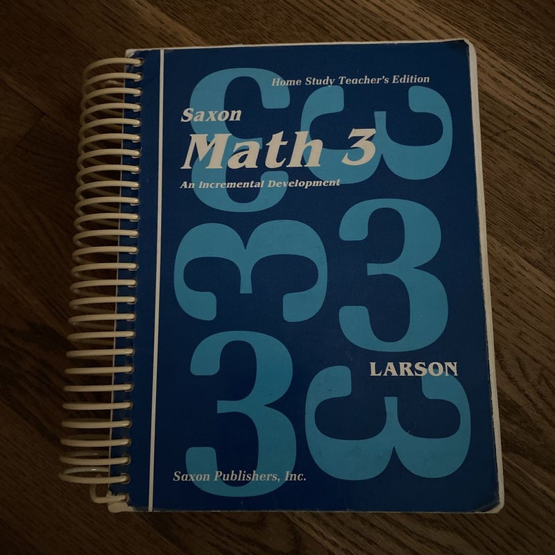 Saxon Math 3