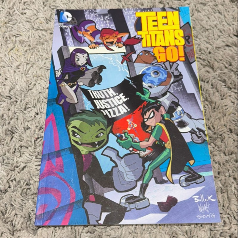 Teen Titans Go Truth Justice Pizza