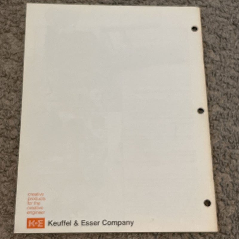 Electronic Distance Measuring Equipment Catalog 10b By Keuffel & Esser (1978) Edit Listing
