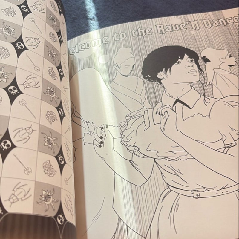 Wednesday: Official Coloring Book