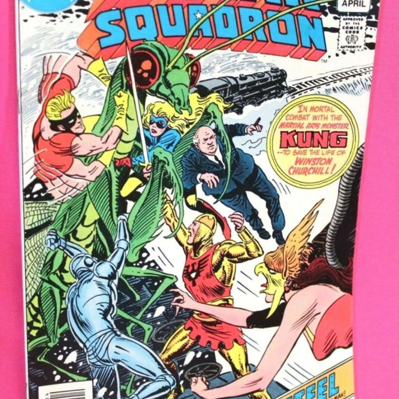 All-Star Squadron #8 Kung Save Winston Churchill DC Comics Comic