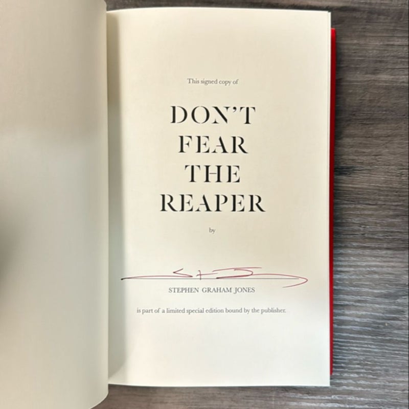 Don't Fear the Reaper - SIGNED