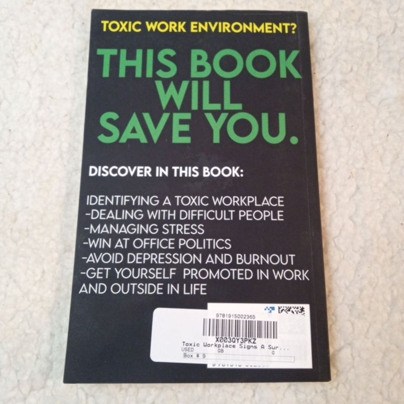 Toxic Work Place Signs
