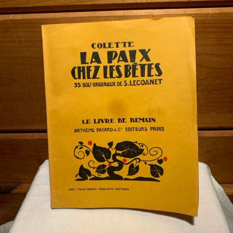 La Paix Chez Les Bêtes