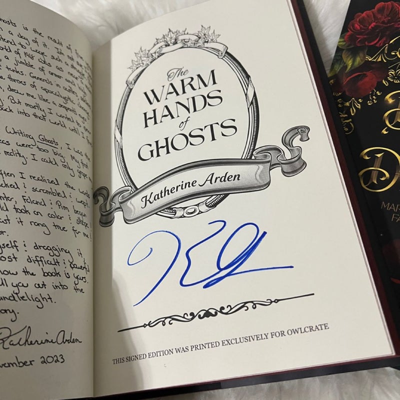 Warm Hands of Ghosts Owlcrate March adult book