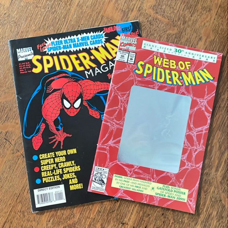 Web of Spider-Man and Spider-Man Magazine