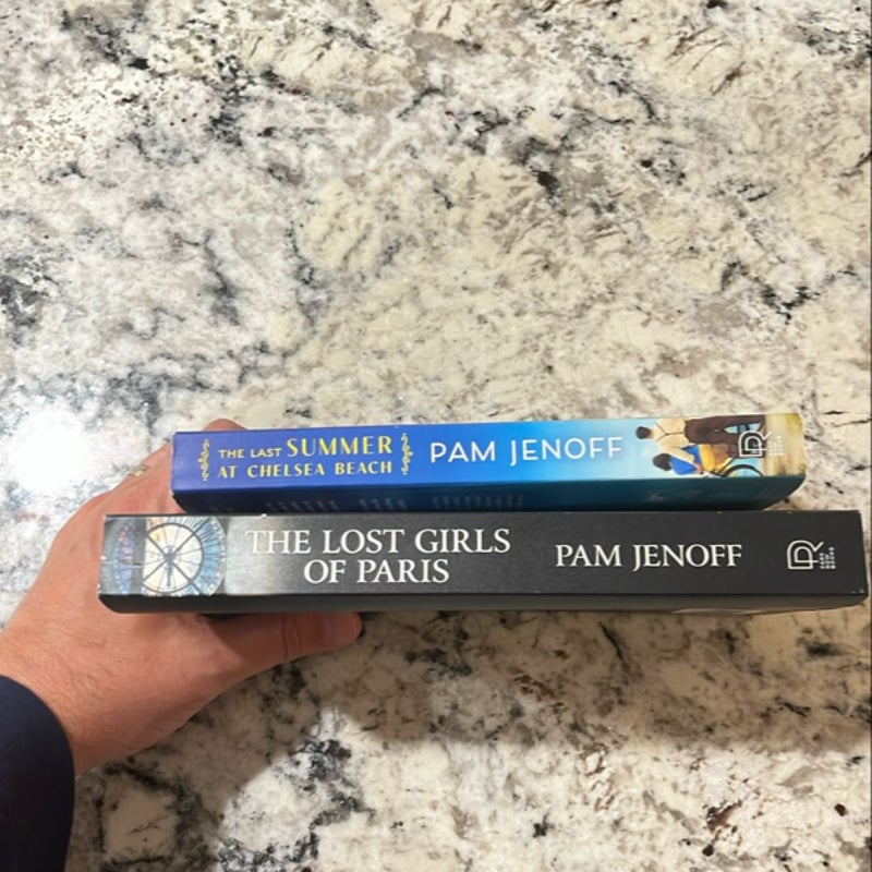 Lot of 2 Pam Jenoff Books: The Lost Girls of Paris/The Last Summer at Chelsea Beach