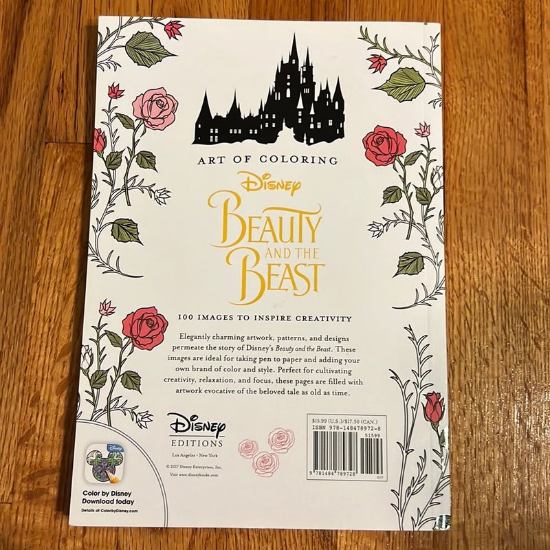 Art of Coloring: Beauty and the Beast by Disney Book Group