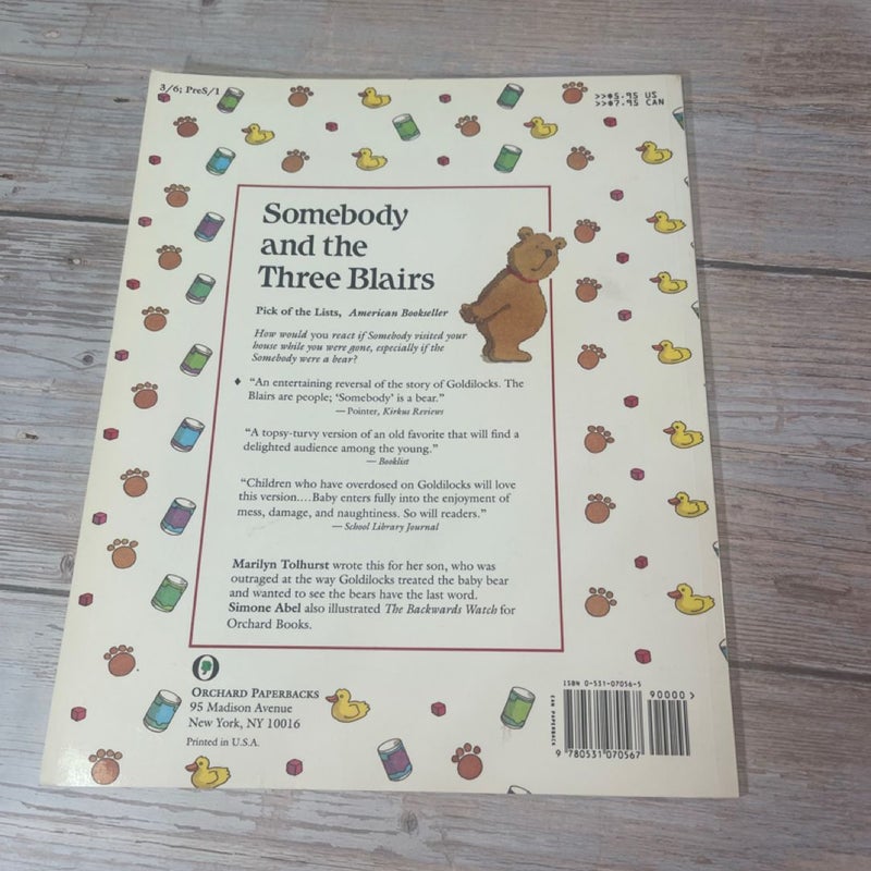 Somebody and the Three Blairs 1991 Edition