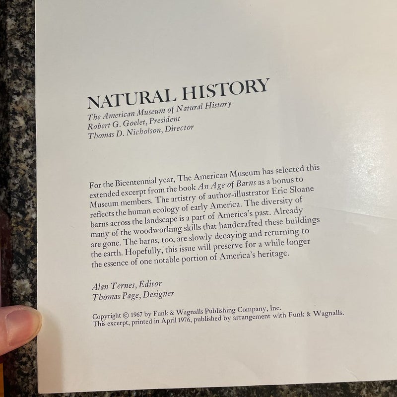 Special Natural History Bonus 