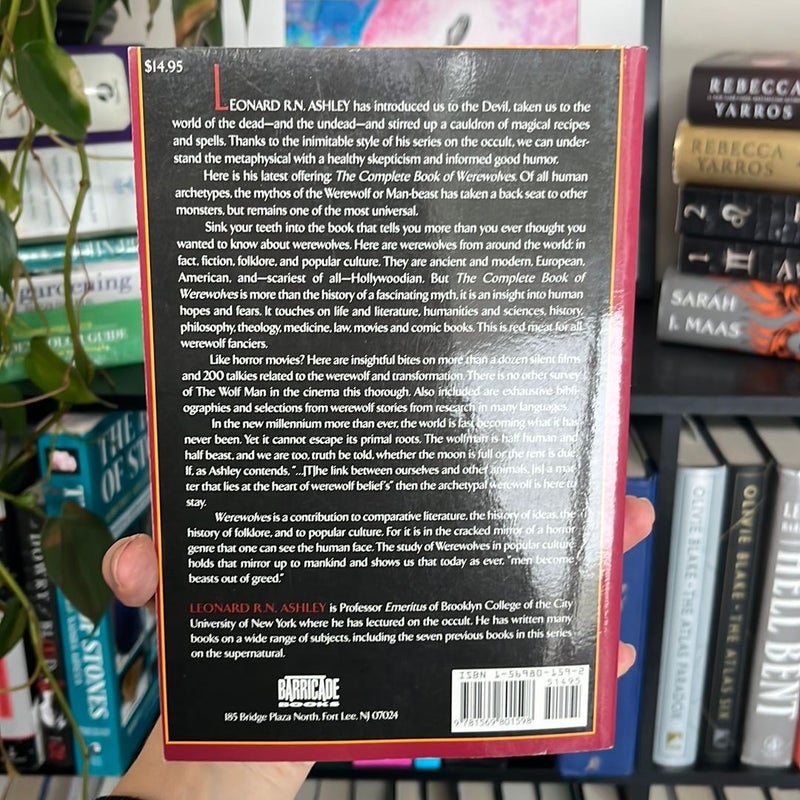 The Complete Book of Werewolves by Leonard R. N. Ashley, Paperback ...