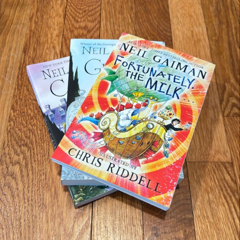 Neil Gaiman/Chris Riddell 3-Book Box Set