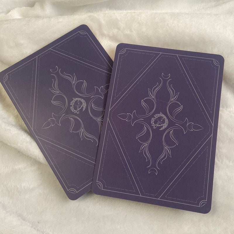 Fairyloot Exclusive Tarot Cards - Khalid Ibn al-Rashid & Shahrzad al-Khayzuran (Wrath and the Dawn by Renée Ahdieh