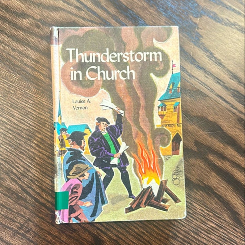 Thunderstorm in Church