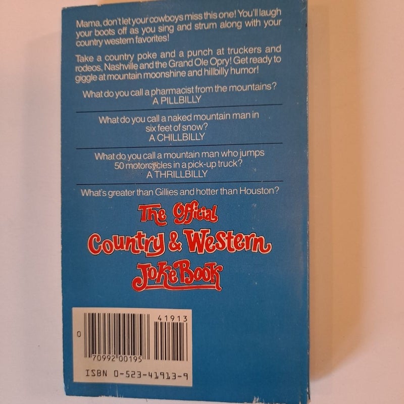 The Official Country &Western Joke Book