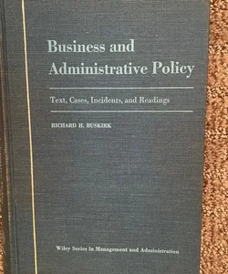 Business and Administrative Policy