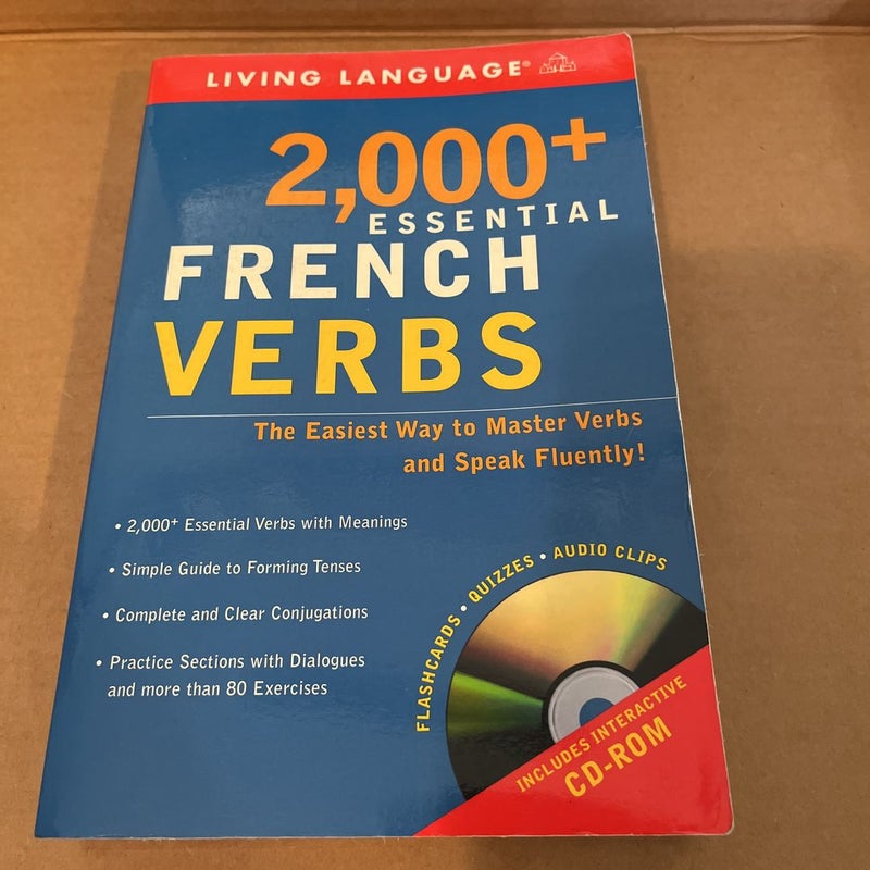 2000 Essential French Verbs By Living Language Staff Paperback Pangobooks 