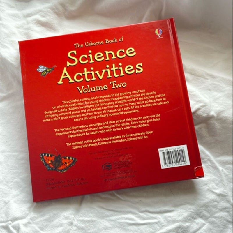 The Usborne Book of Science Activities