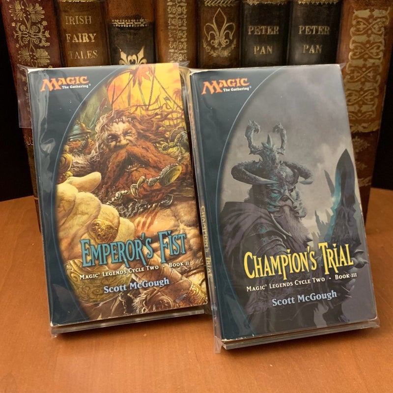 Magic The Gathering: Legends Cycle 2 & 3: Emperor’s Fist, Champion’s Trial, First Edition First Printing