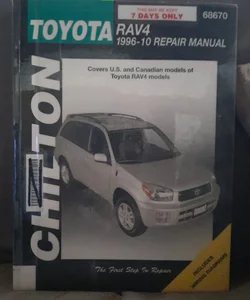 Toyota RAV4 Automotive Repair Manual, 1996-10