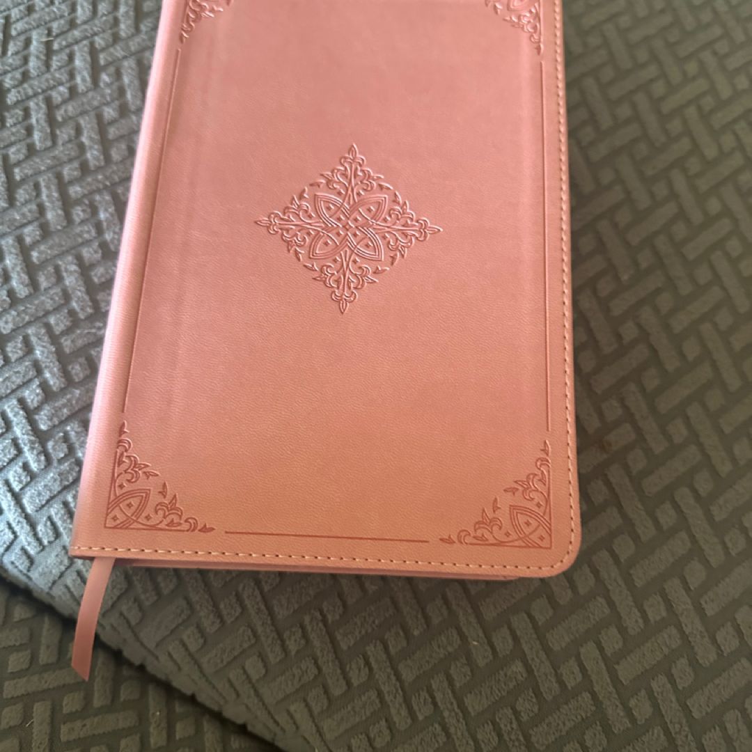 ESV Study Bible, Personal Size (TruTone, Blush Rose, Fleur-De-lis Design)