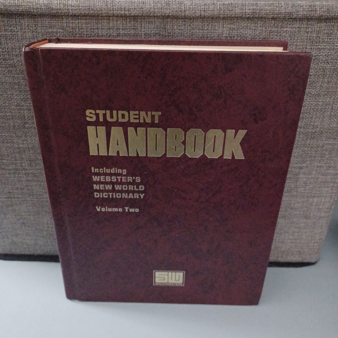 Student Handbook Volume 2 Includes Webster's New World Dictionary