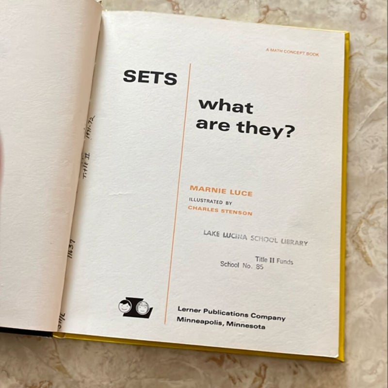 Sets: What Are They?