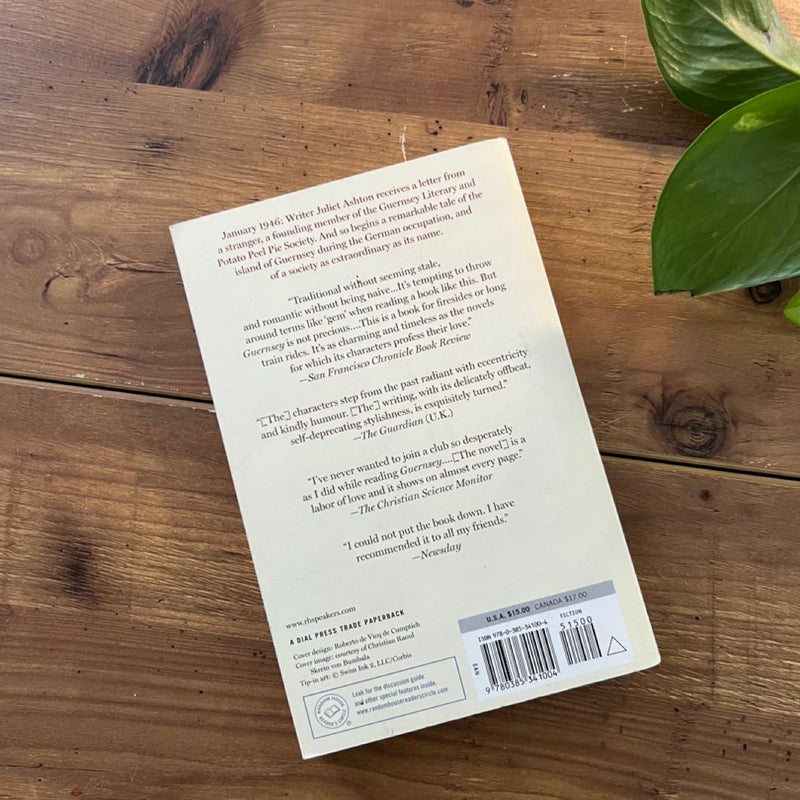 The Guernsey Literary and Potato Peel Pie Society